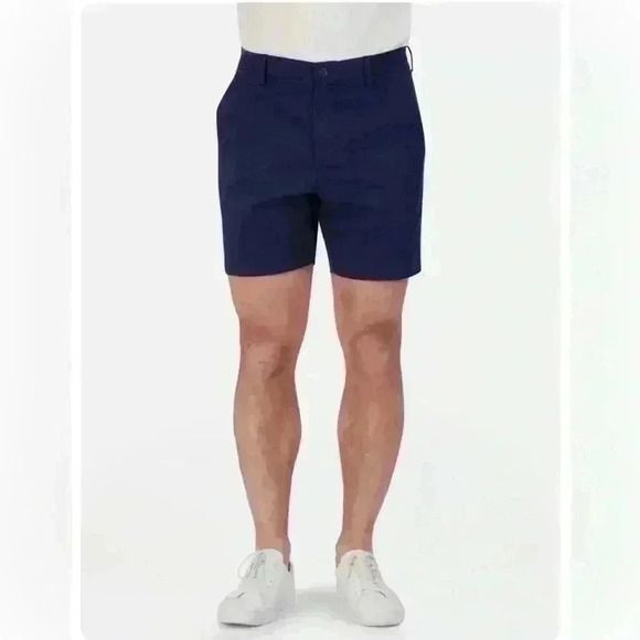 Chaps Coastland Flat-Front Shorts, Men's Size 32, Night Shadow NEW - Picture 1 of 7